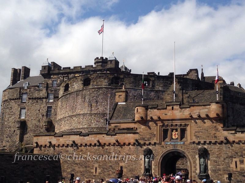 Edimburgo castello entrata