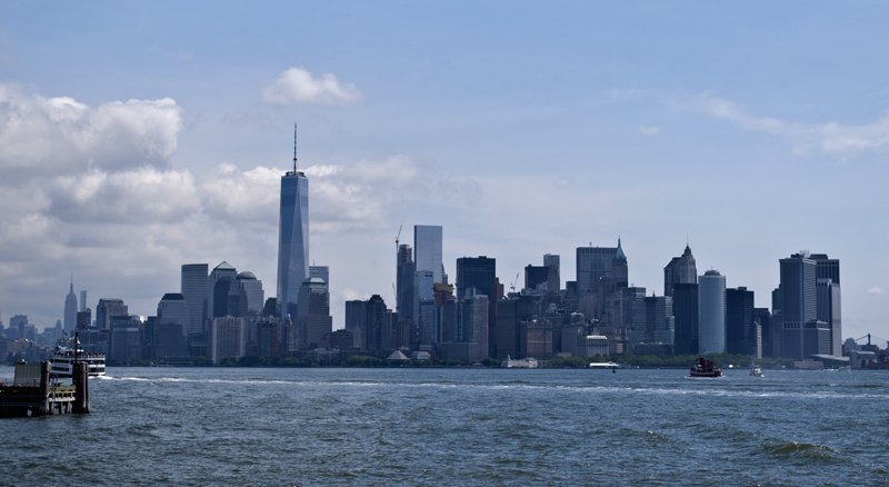 Manhattan da liberty island