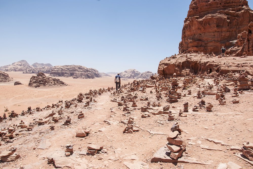 wadi rum deserto roccia