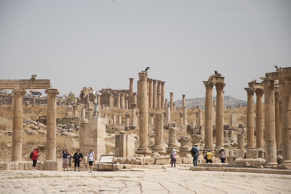 jerash gerasa resti romani