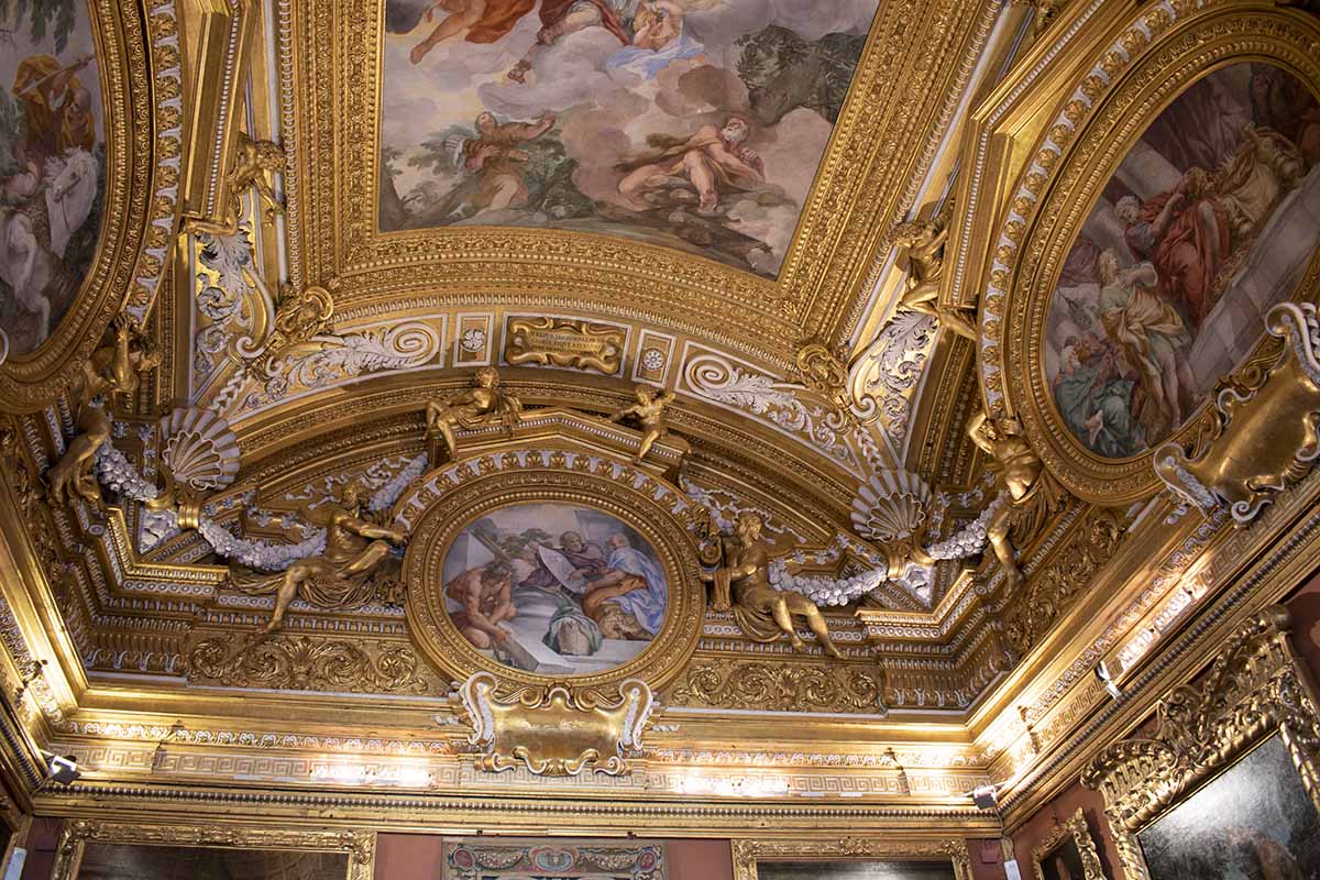 affreschi galleria palatina