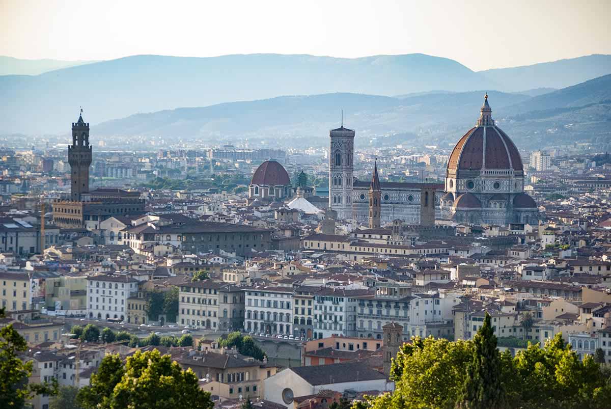 panorama firenze da piazzale michelangelo
