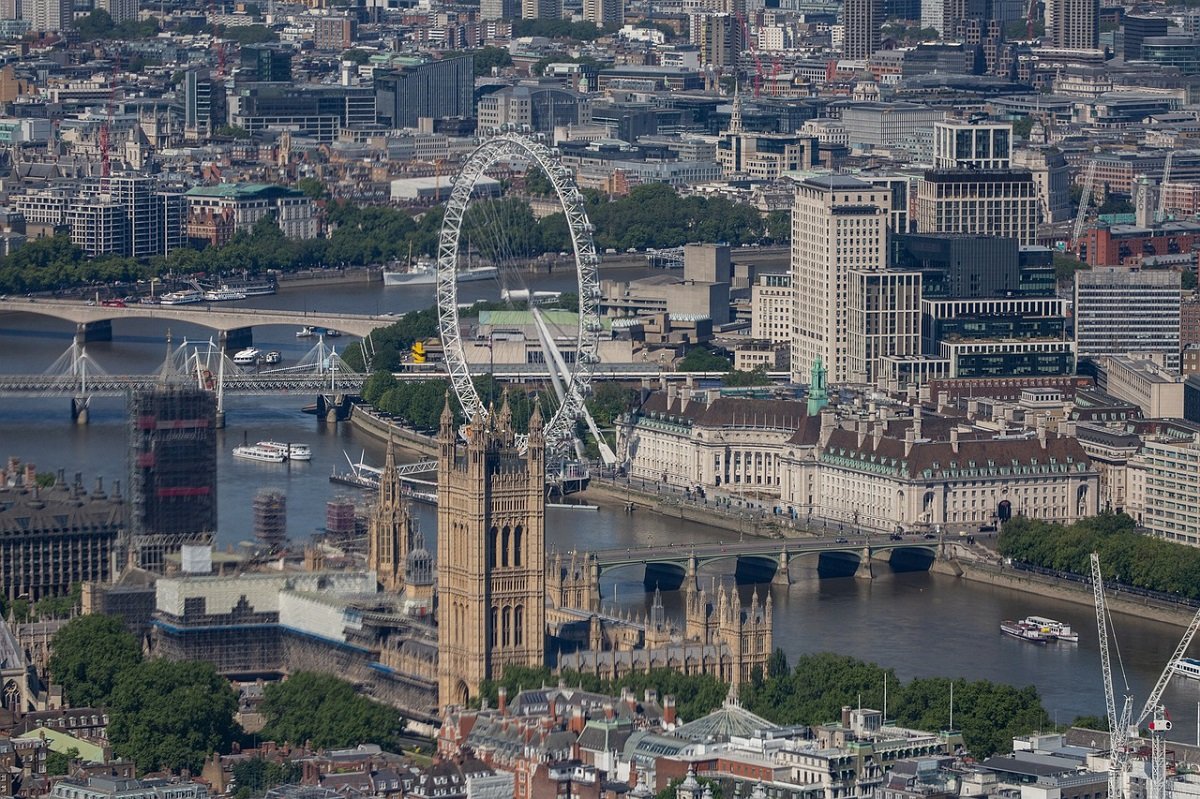 panorama sul london eye londra