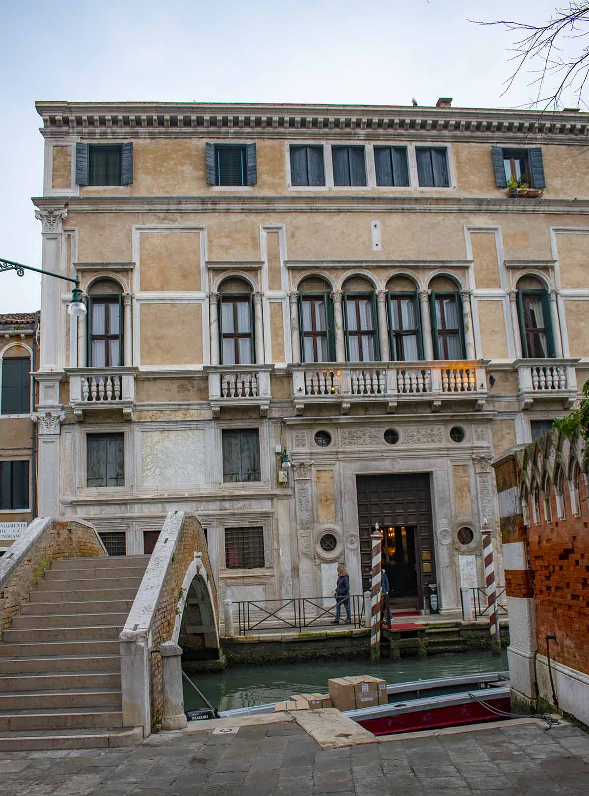 venezia facciata hotel ca' vendramin
