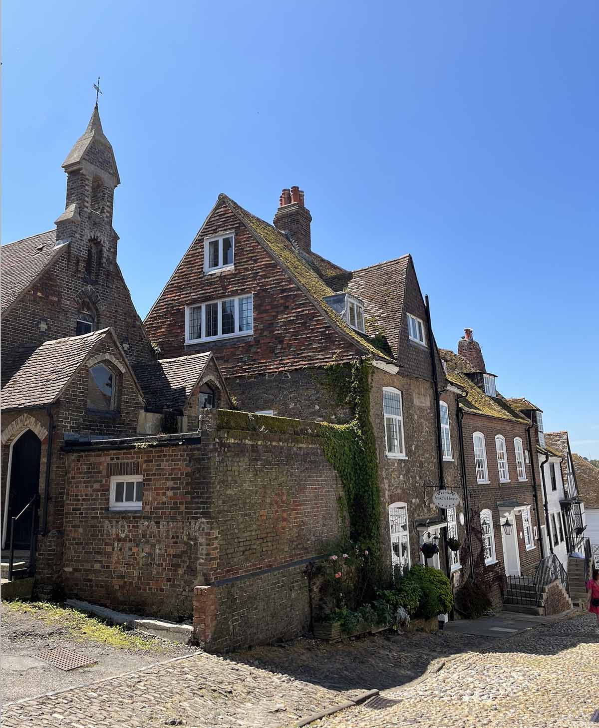 rye east sussex strada chiesa