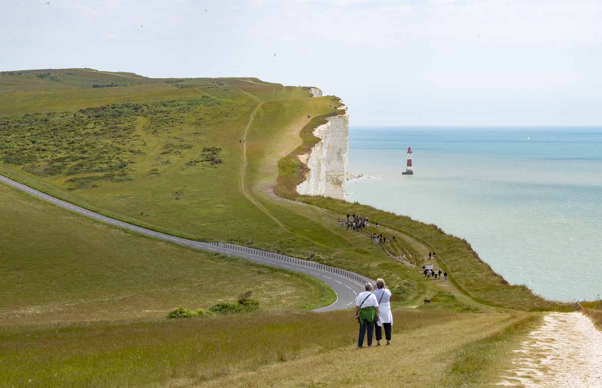 vista sul percorso delle sette sorelle