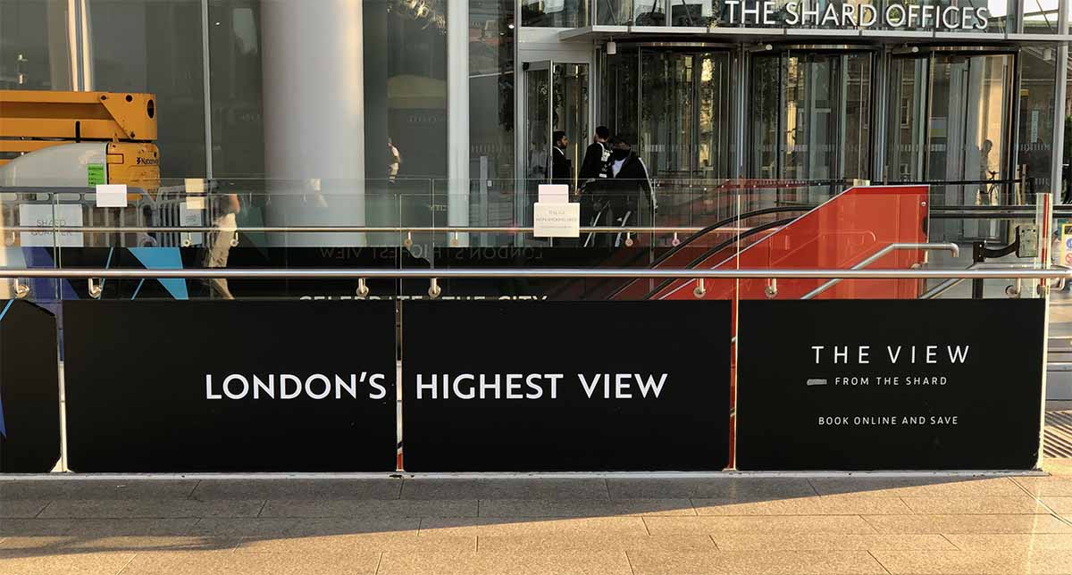 uscita metro per the shard