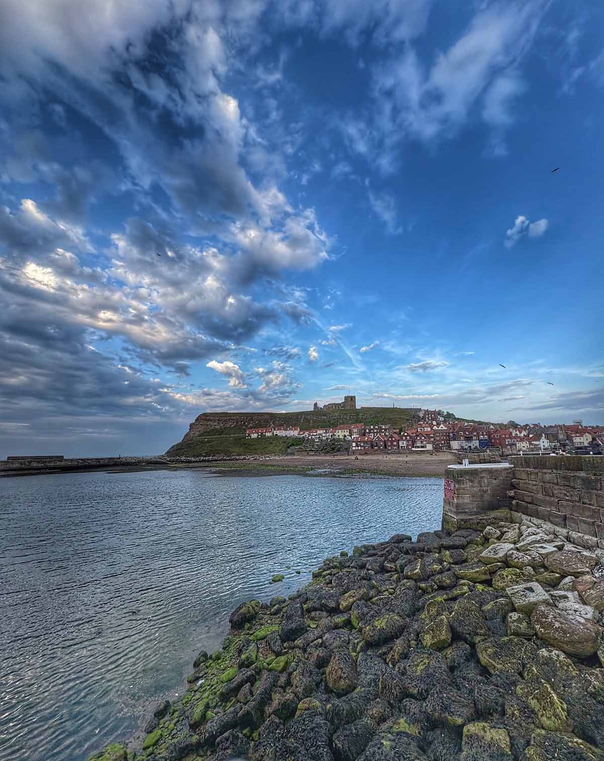 abbazia vista dalla baia