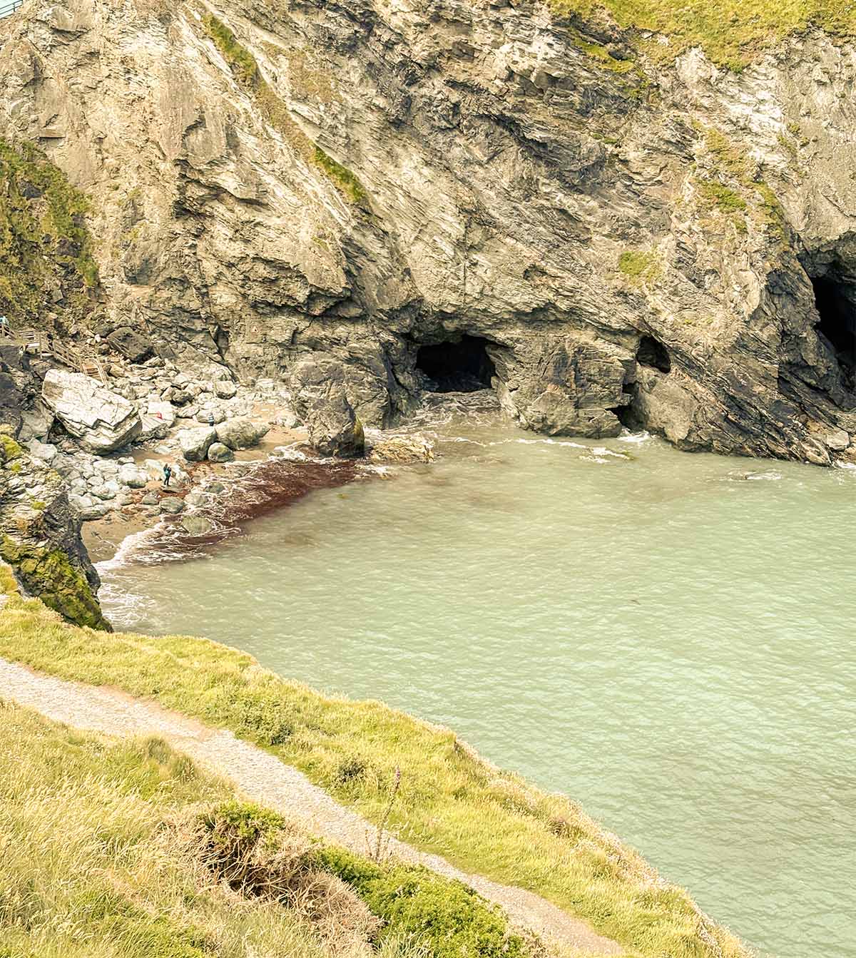 grotta di merlino tintagel cornovaglia