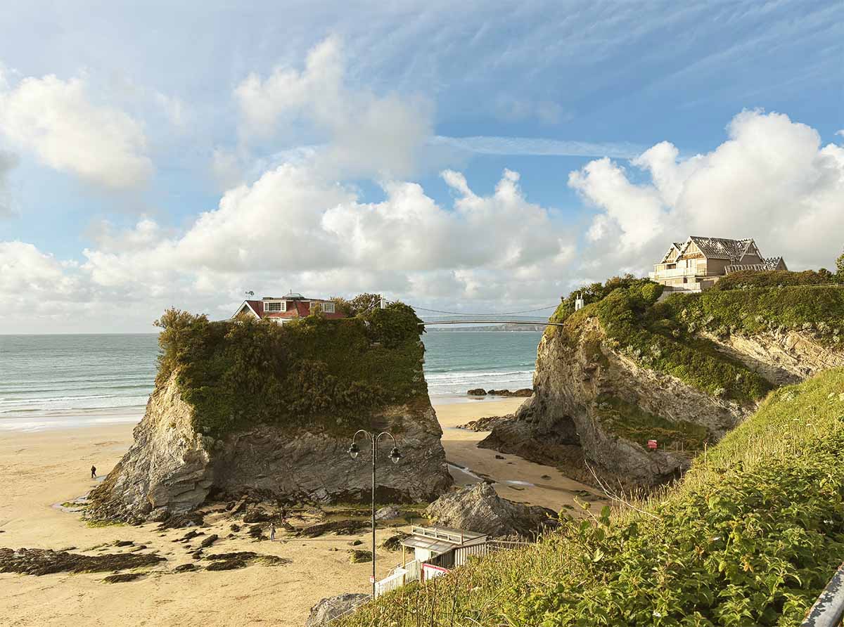 casa sugli scogli newquay