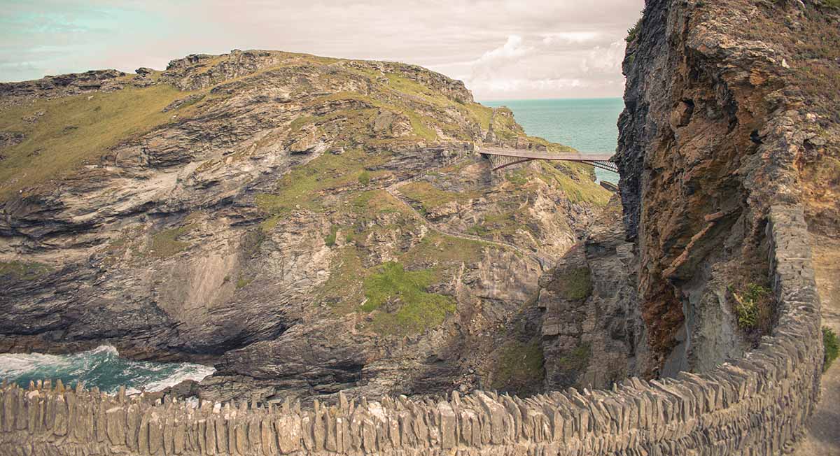 tintagel castle ponte sospeso