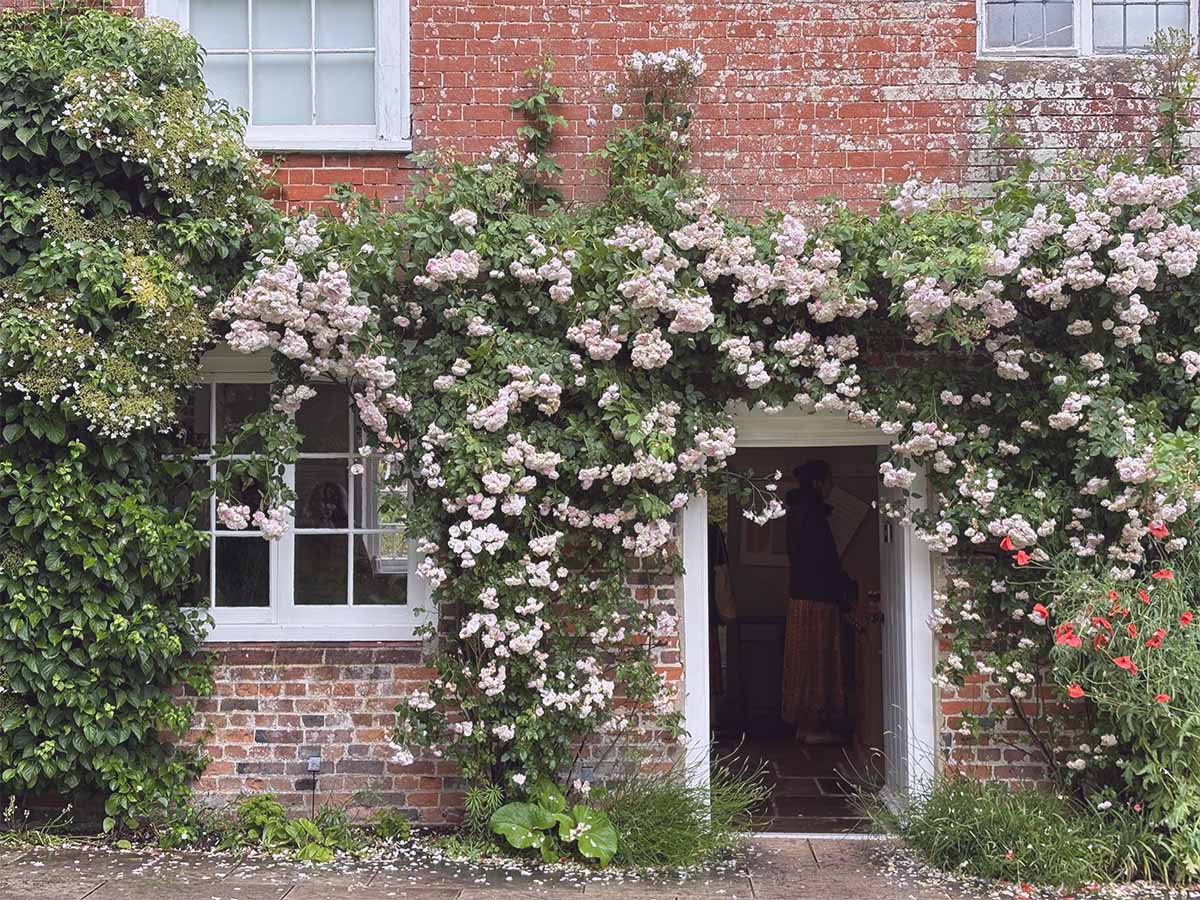 entrata della cucina dalla quale partono i tour per la visita alla casa di jane austen